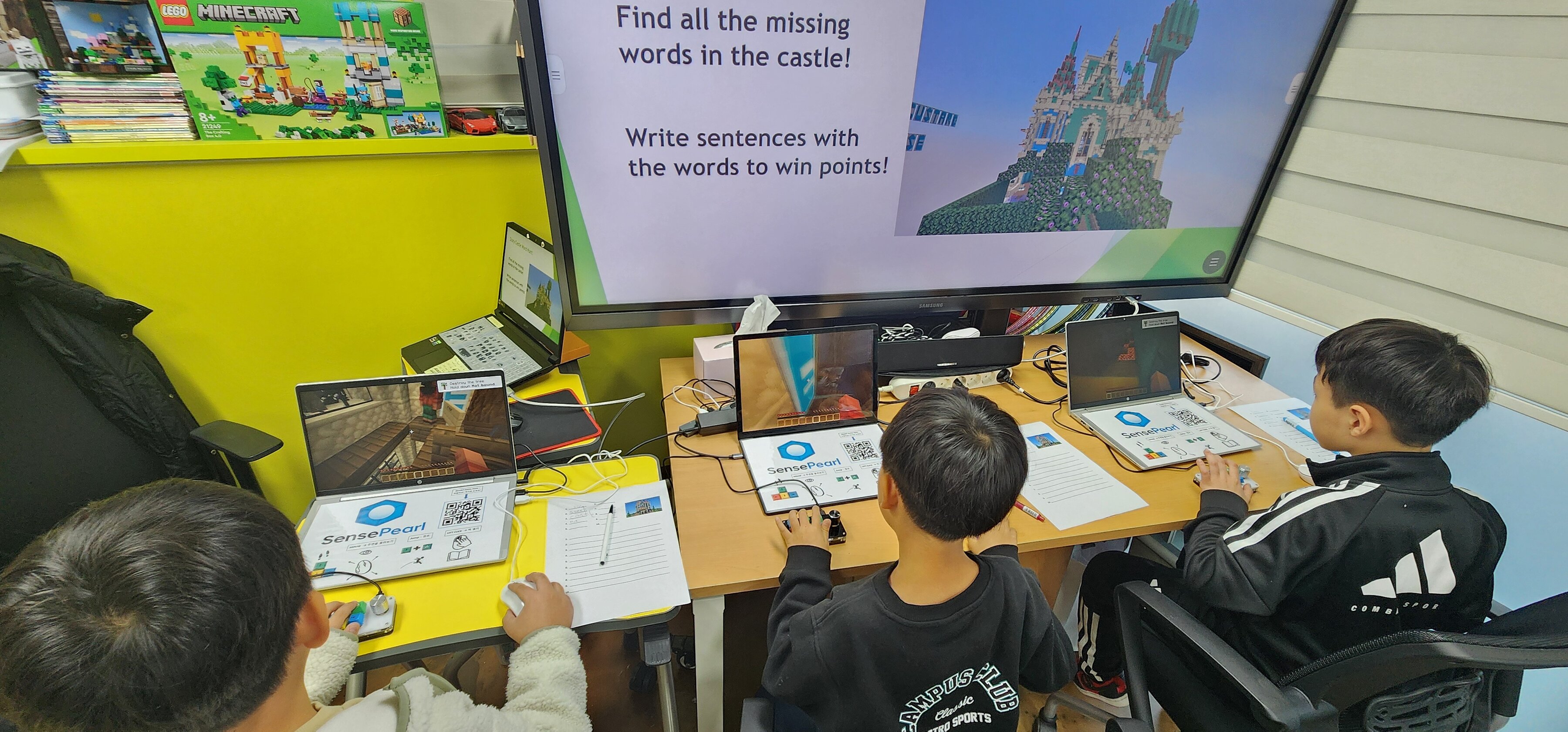 SENSE Pearl Minecraft learning